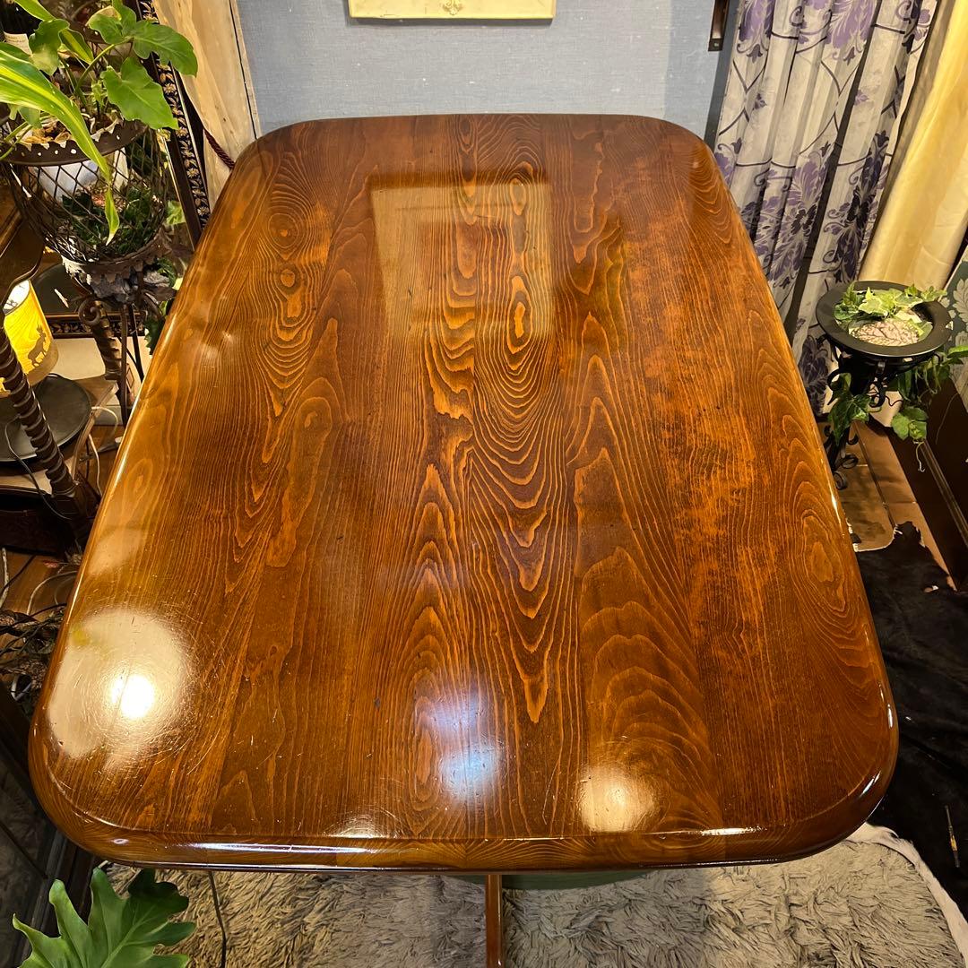 70’s オールド　ヴィンテージ ブナ　ソリッド　ダイニングテーブル　北欧