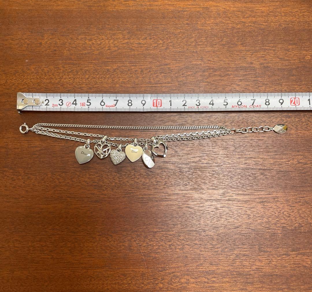 クリスチャンディオール ハートロゴ ブレスレット