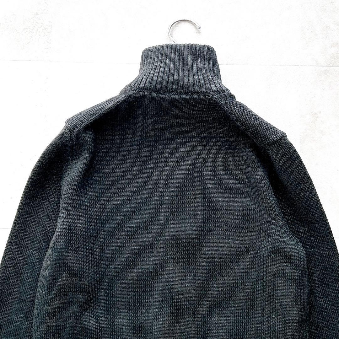 現行✨希少サイズ　ザノーネ　キョート　スタンドカラーニット　5ゲージウール　XL