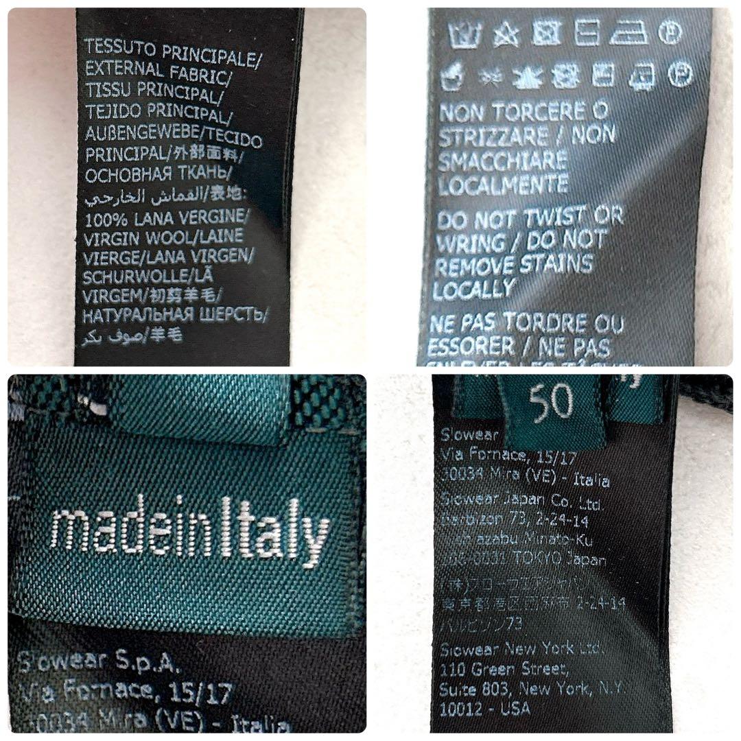 現行✨希少サイズ　ザノーネ　キョート　スタンドカラーニット　5ゲージウール　XL