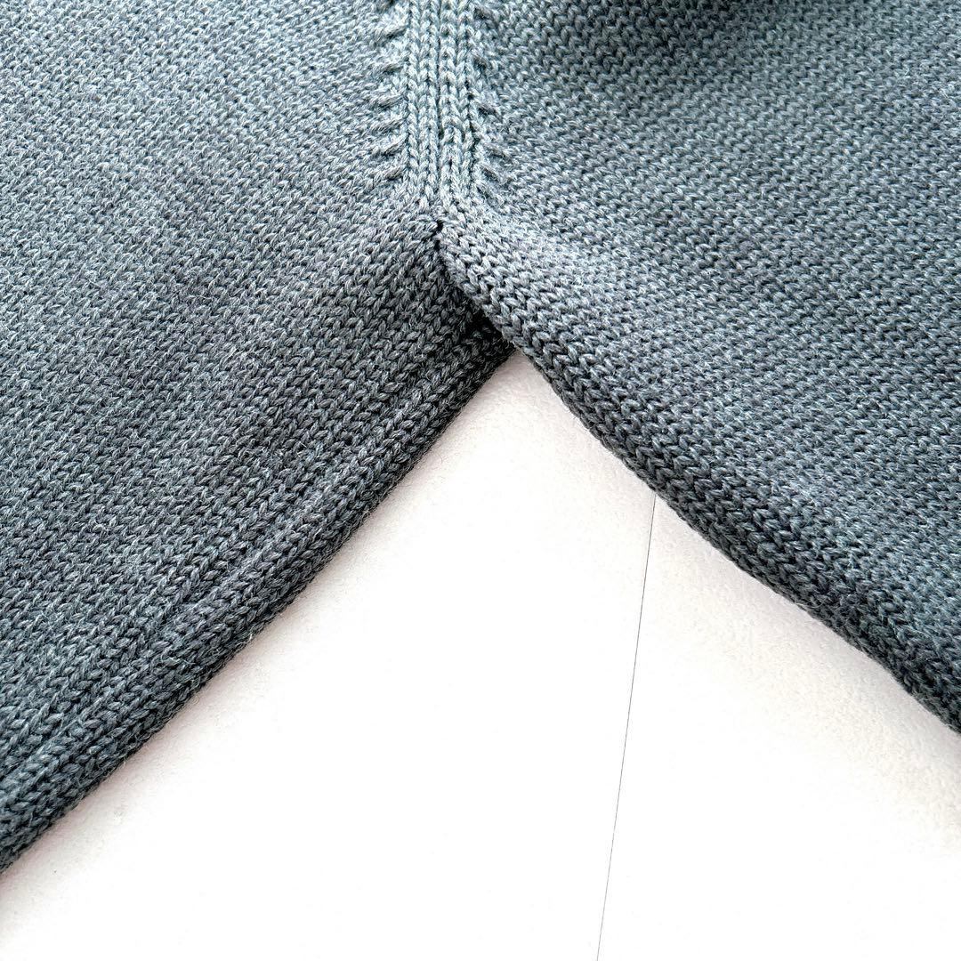 現行✨希少サイズ　ザノーネ　キョート　スタンドカラーニット　5ゲージウール　XL