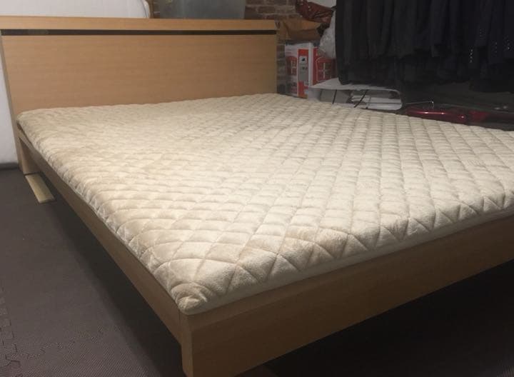 ダブルベットフレーム＆マットレスセット