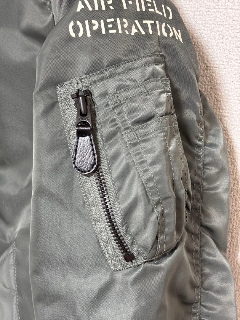 AVIREX MA-1 REBUILD フライトジャケット ステンシル M