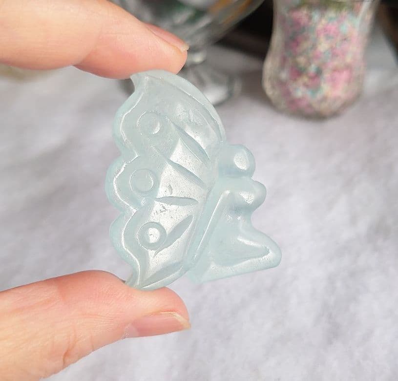 ★アクアマリン　妖精　置物　素敵な逸品