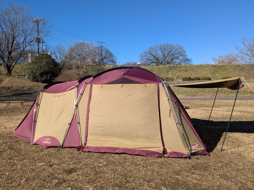 コールマン　タフスクリーン2ルームハウス　バーガンディ