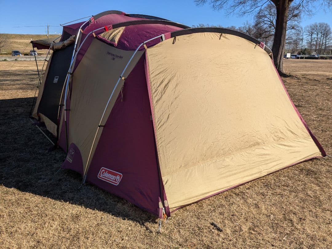 コールマン　タフスクリーン2ルームハウス　バーガンディ