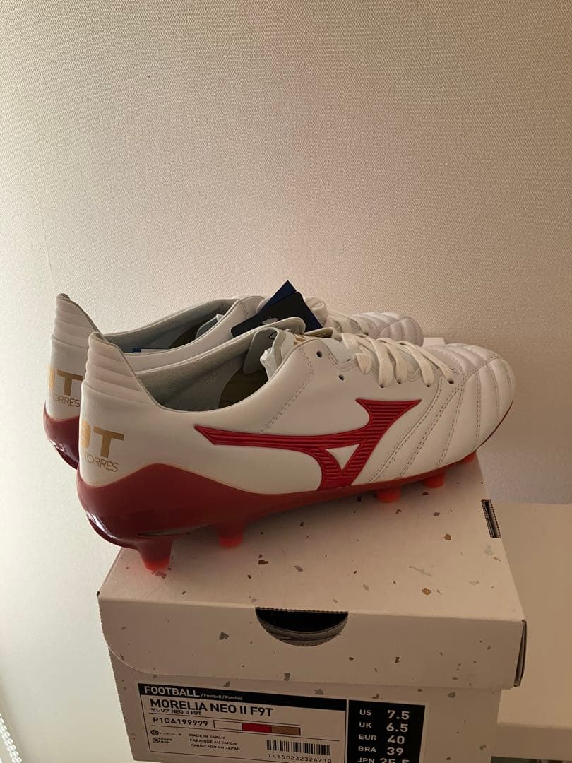 ミズノ サッカースパイク モレリア フェルナンド トーレス 25.5