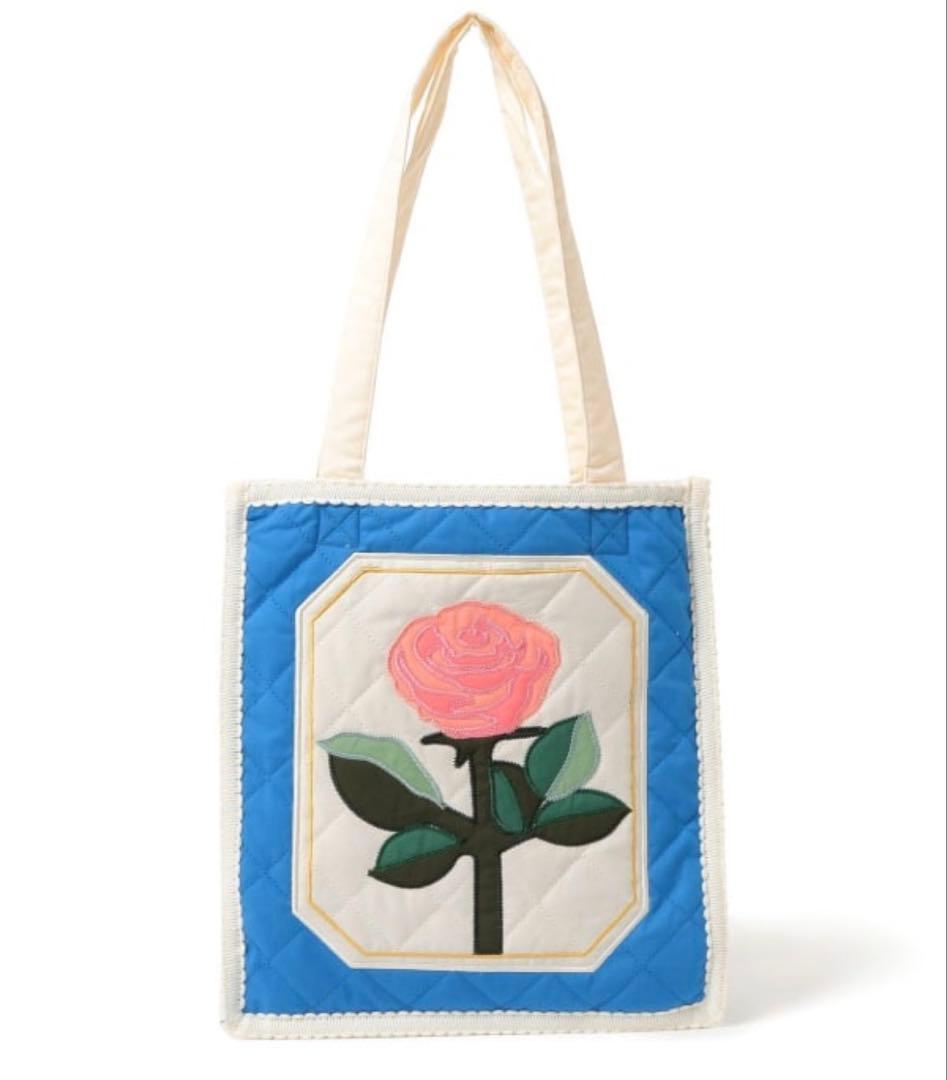 ルルメリーRURU 保冷ポケット付 リバーシブル キルティングバッグ