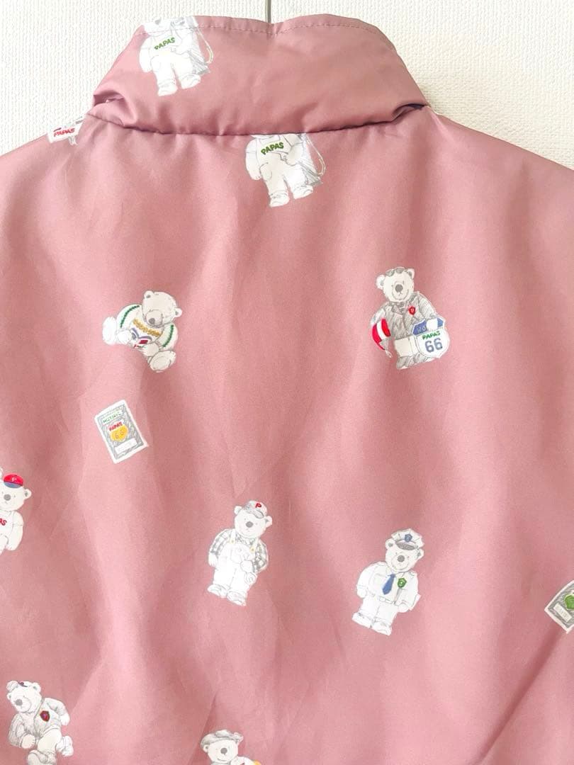 【美品✨】 マドモアゼルノンノン リバーシブル ダウンベスト ピンク M