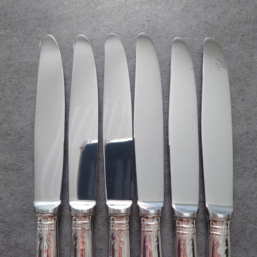 希少 クリストフル マルメゾン デザートナイフ 6点 変色あり