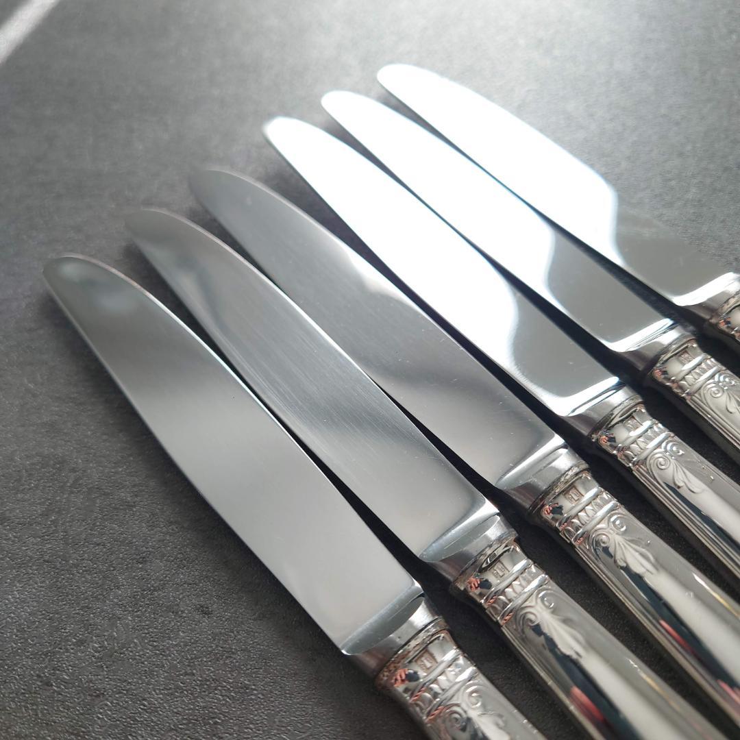 希少 クリストフル マルメゾン デザートナイフ 6点 変色あり