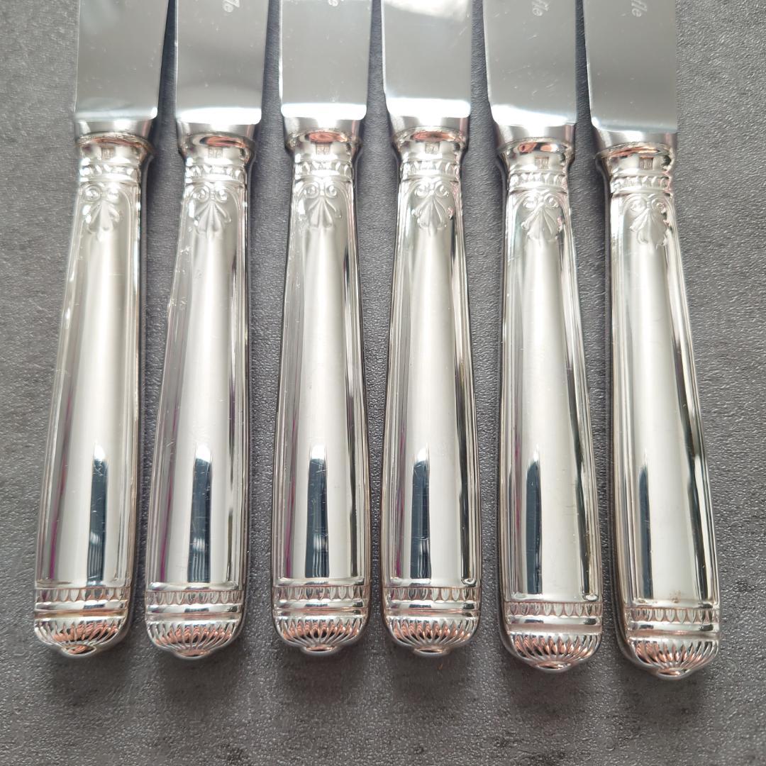 希少 クリストフル マルメゾン デザートナイフ 6点 変色あり