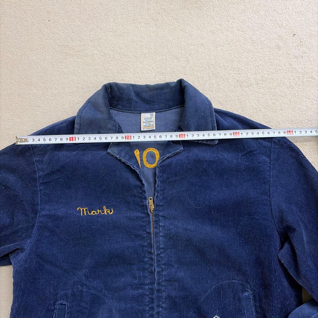 珍品 80s FFA ジャケット ネイビー ワッペンなし