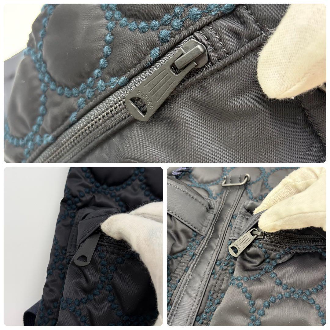 完売品 極美品　ポーター　ミナペルホネン リュックサック タンバリン ネイビー