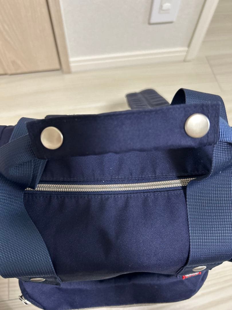 Familiar マザーズリュック　マザーズバッグ　ネイビー