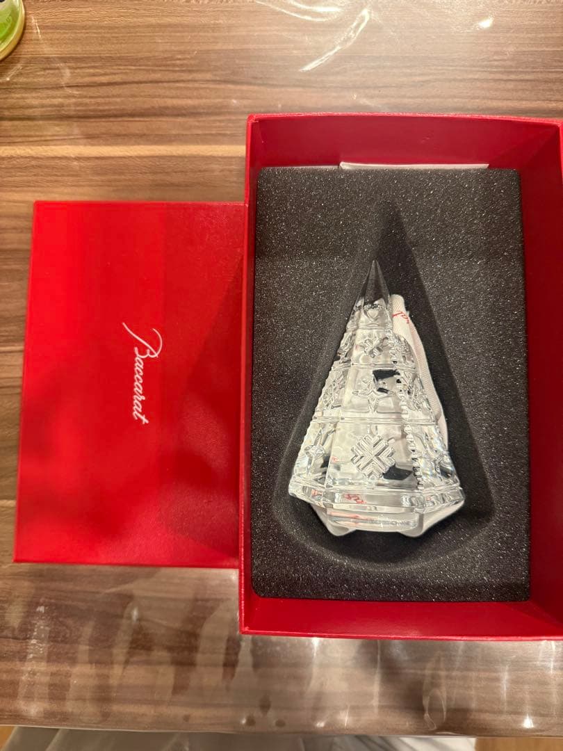 Baccarat バカラ　クリアクリスマスツリー　希少