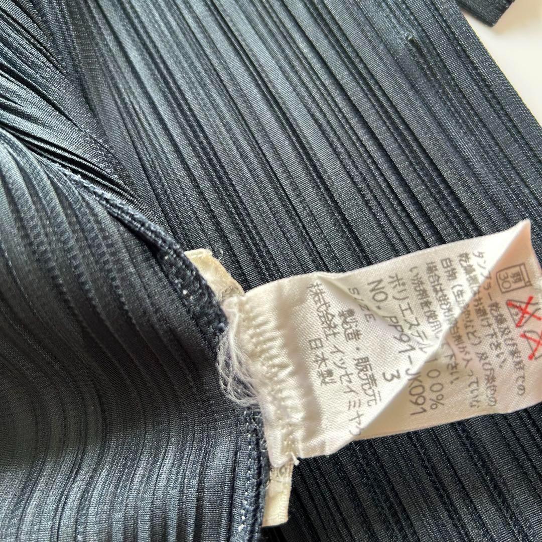 ISSEY MIYAKE プリーツプリーズ フリンジ　ブラウス サイズ3