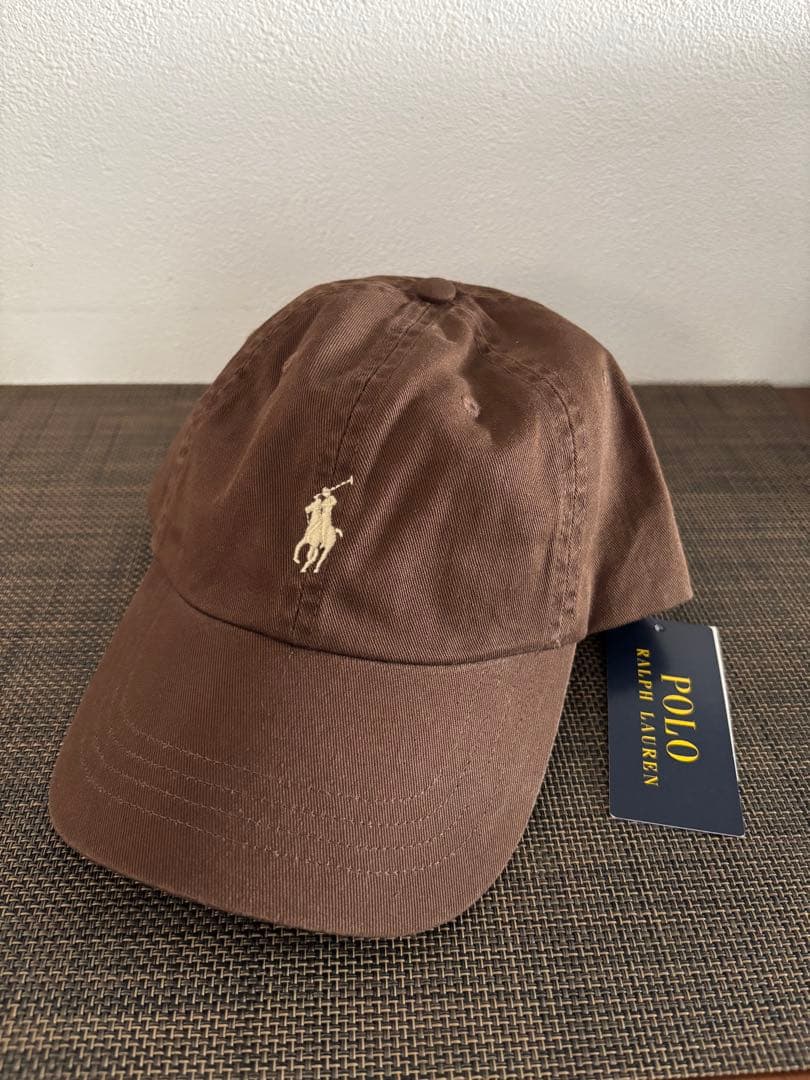 ★新品.希少★ポロラルフローレン ブラウンキャップ