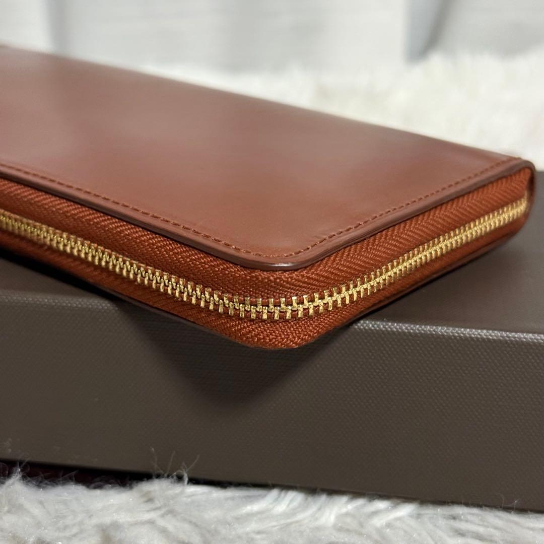 ⭐️未使級⭐️ココマイスター　ブライダルレザー　ラウンドファスナー　長財布