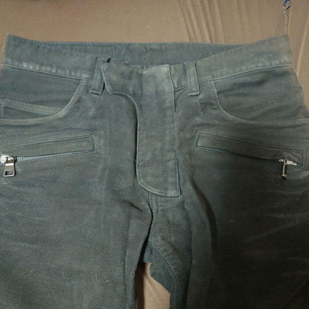 バルマン　ストレッチバイカーパンツ　デニムジャケットコートシャツブルゾンニット