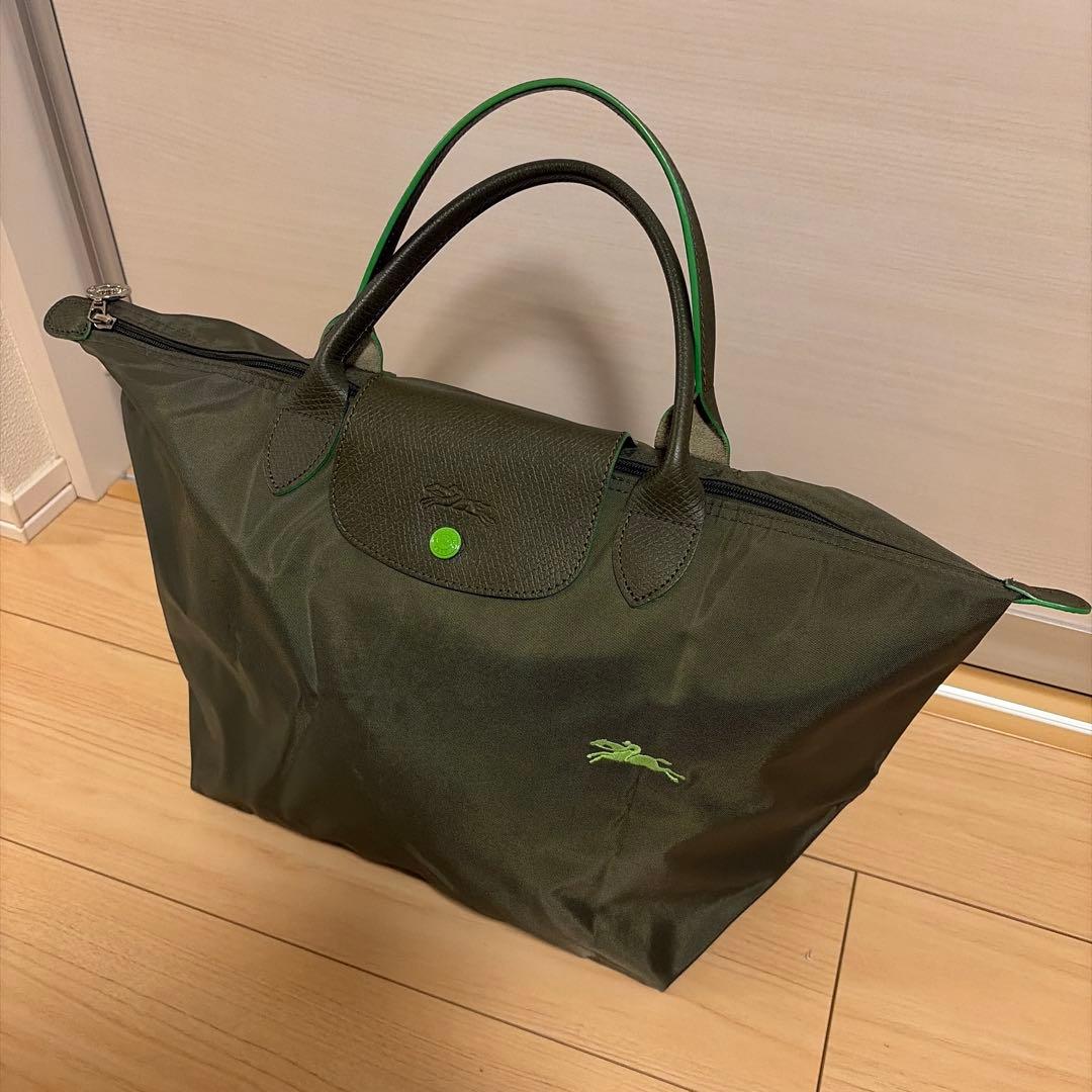 【Hatsumi】ロンシャン プリアージュ M オリーブグリーン