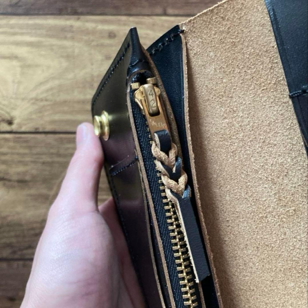 【ありんこ 断捨離中】北米ステアハイドトラッカーウォレット150（ミドル）