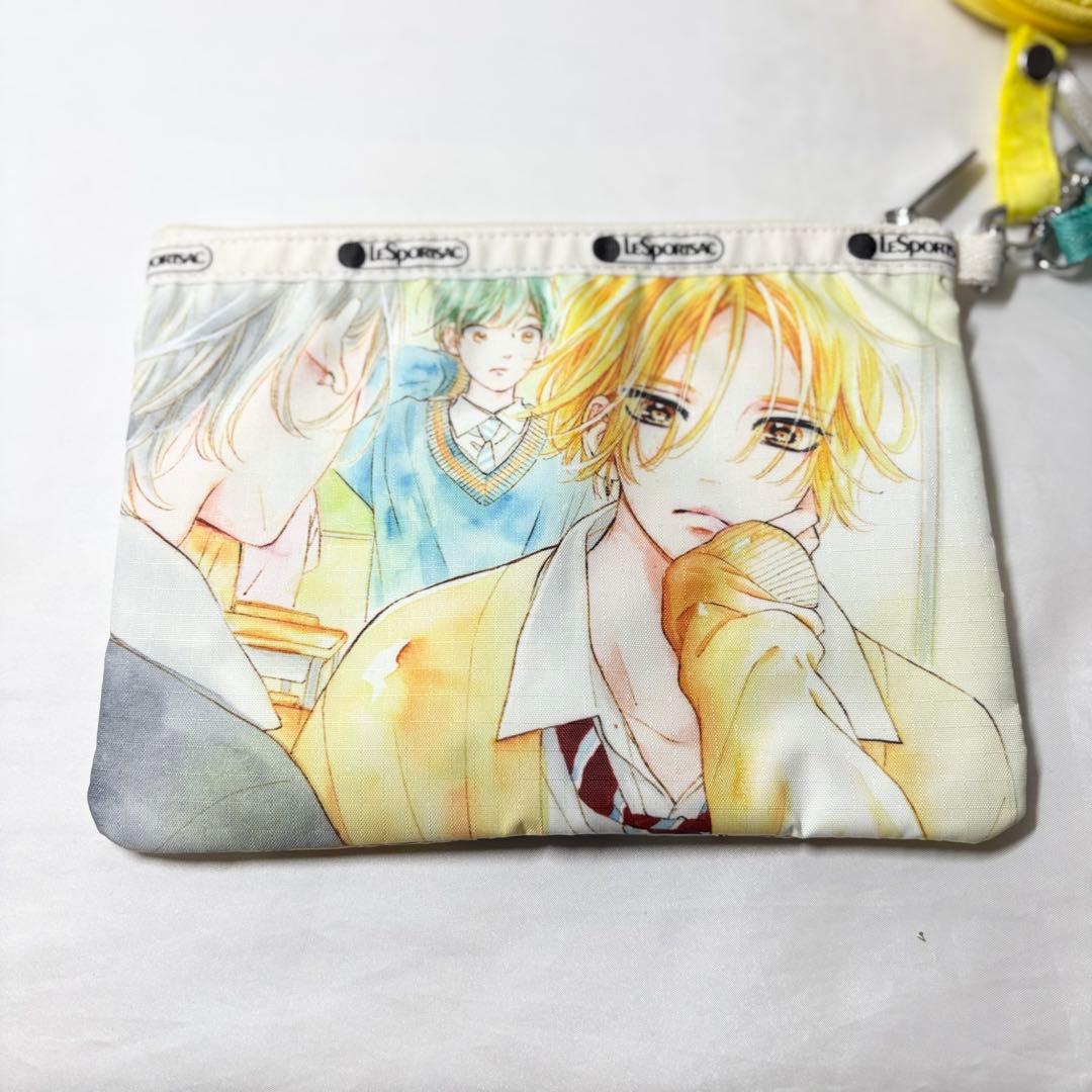 【極美品】　レスポートサック　りぼん70周年　ハニーレモンソーダ　ポーチ　3点