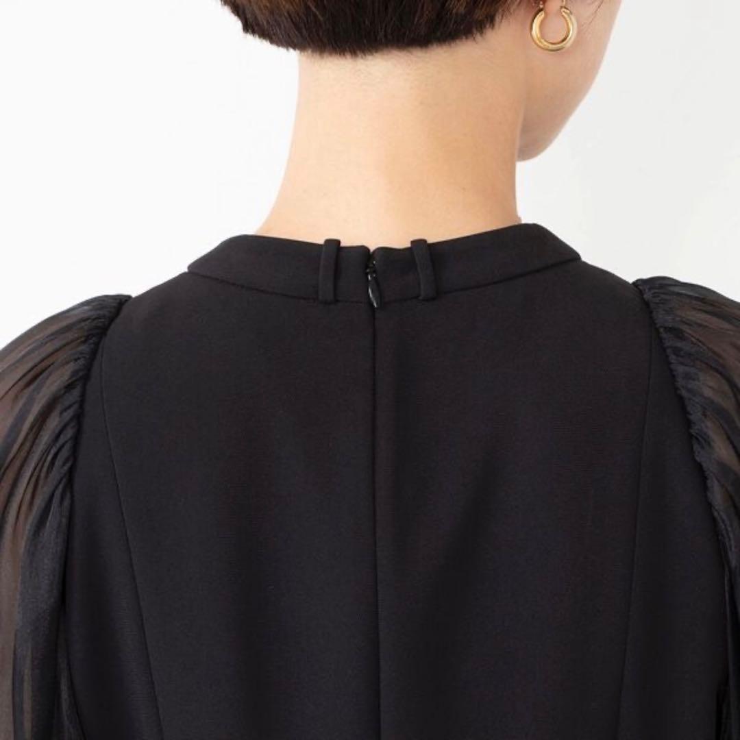 《ノーリーズ》 ボリュームスリーブオールインワン