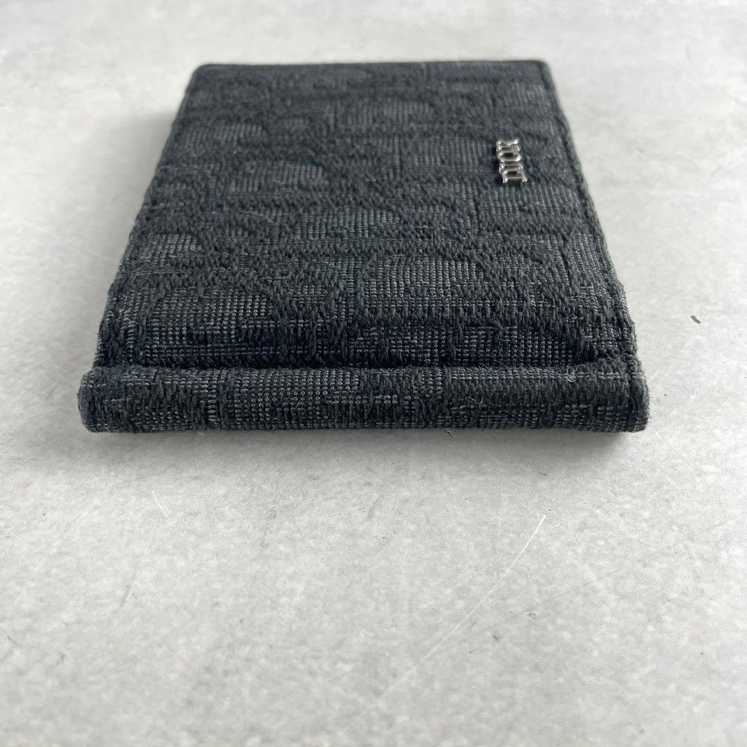 極美品✨ ディオール トロッター柄 オブリーク ロゴ金具 キャンバス ブラック