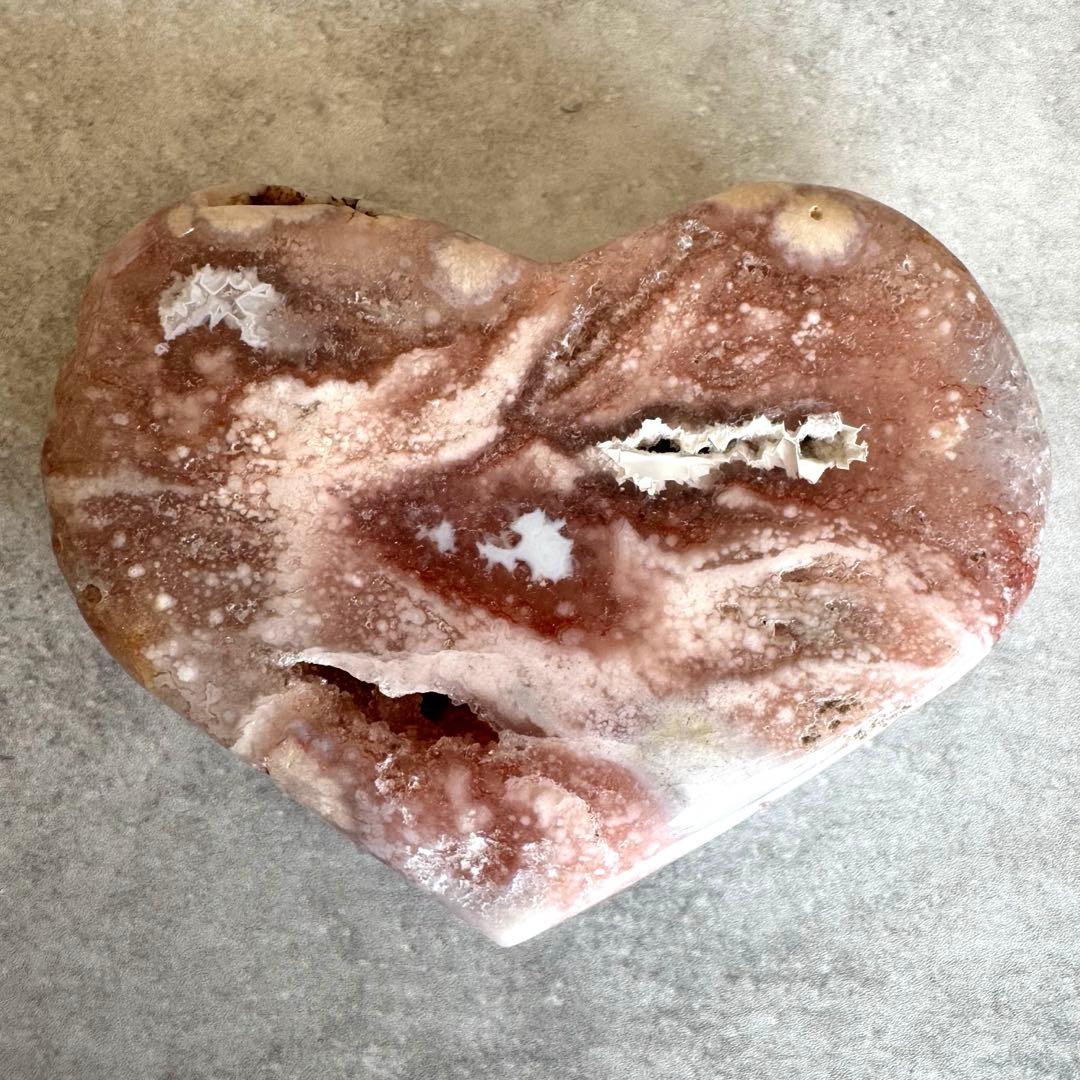 ピンクアメシスト druzy ハート