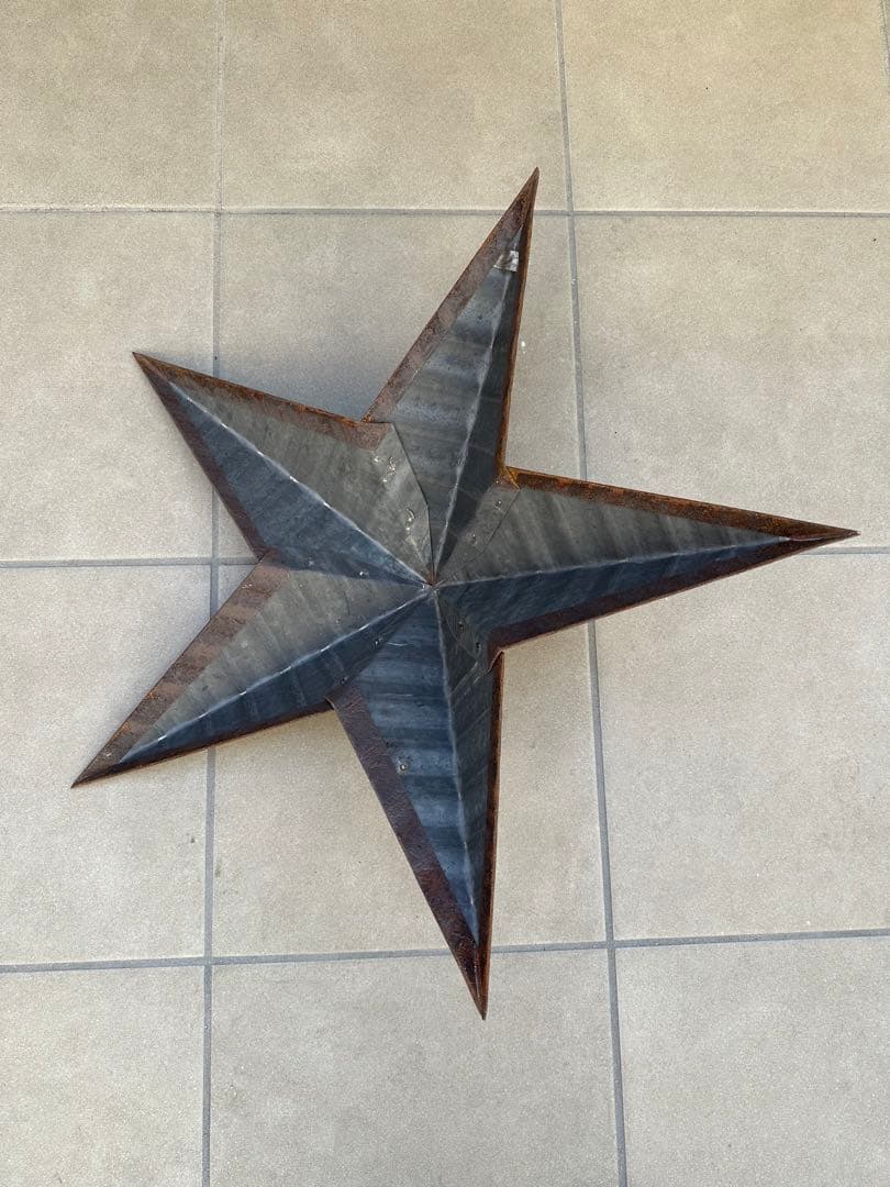 t*i様 USA製　バーンスター テキサススター　メタルスター アート 22イン