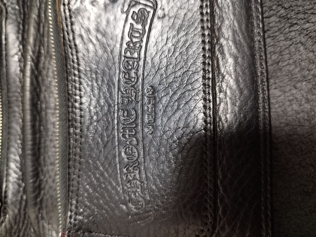 クロムハーツ　2zipウォレット　ストラップ　原本付き