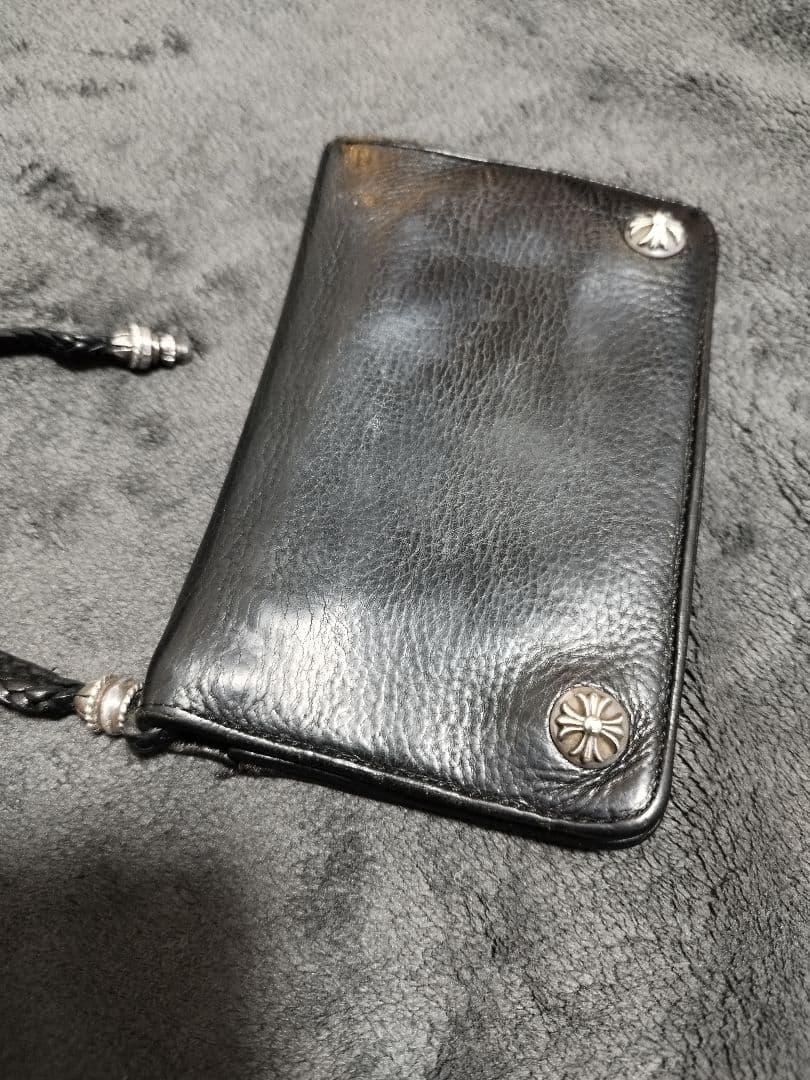 クロムハーツ　2zipウォレット　ストラップ　原本付き