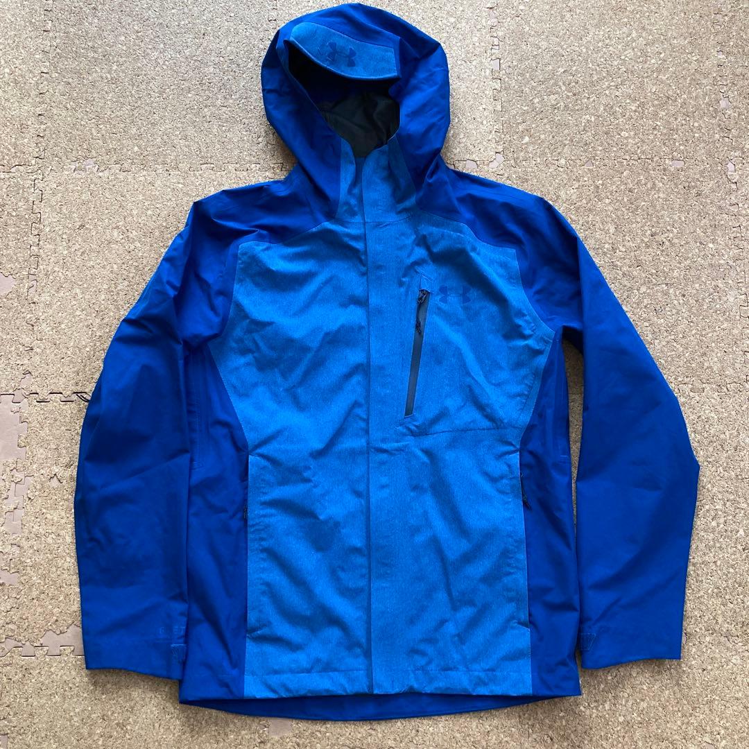 美品✨アンダーアーマー UNDER ARMOURゴアテックスGORE S青メンズ
