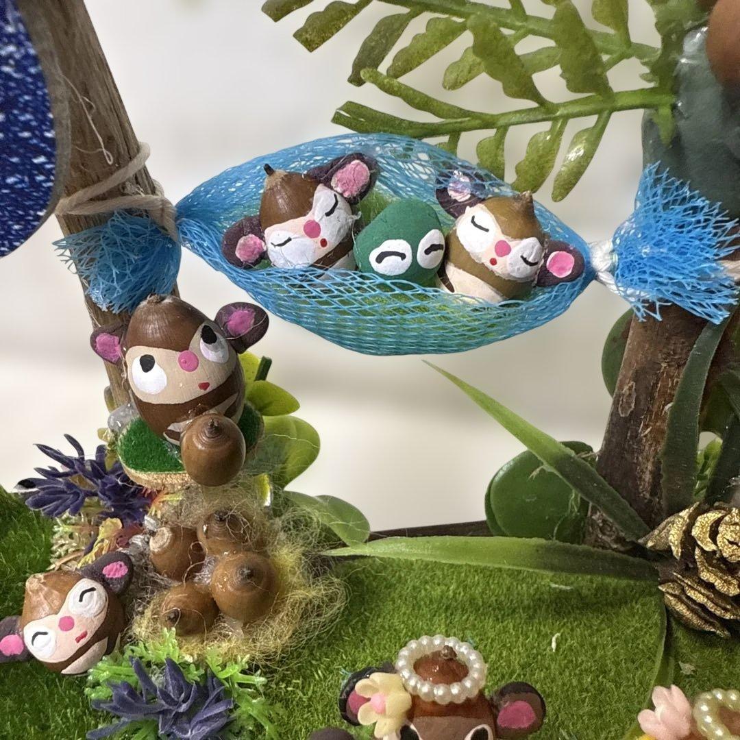 どんぐりアート♡Happy summer BIGオブジェ・♡