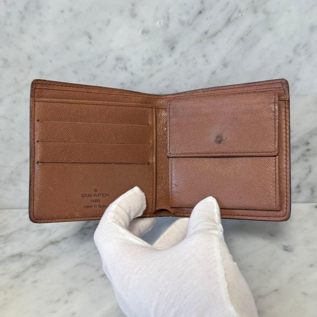 LOUIS VUITTON ルイヴィトン 二つ折り財布 モノグラム マルコ