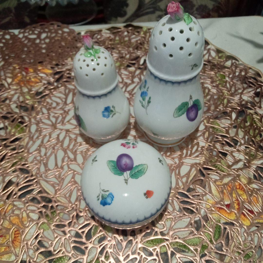 リチャードジノリフルーツデミタス３点ペッパーソルト・小物