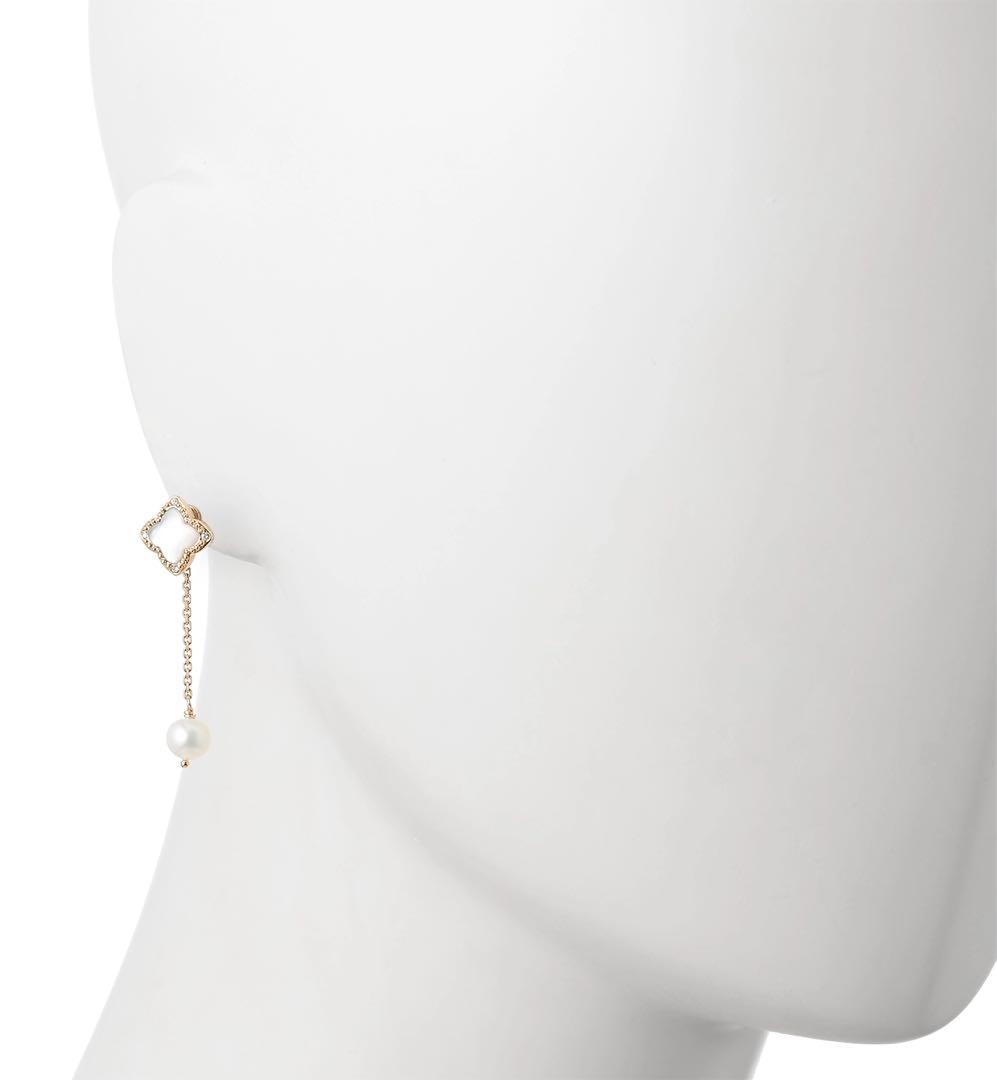 新品　エテルナ 淡水パール 2WAYピアス ゴールド 揺れるピアス アンテプリマ