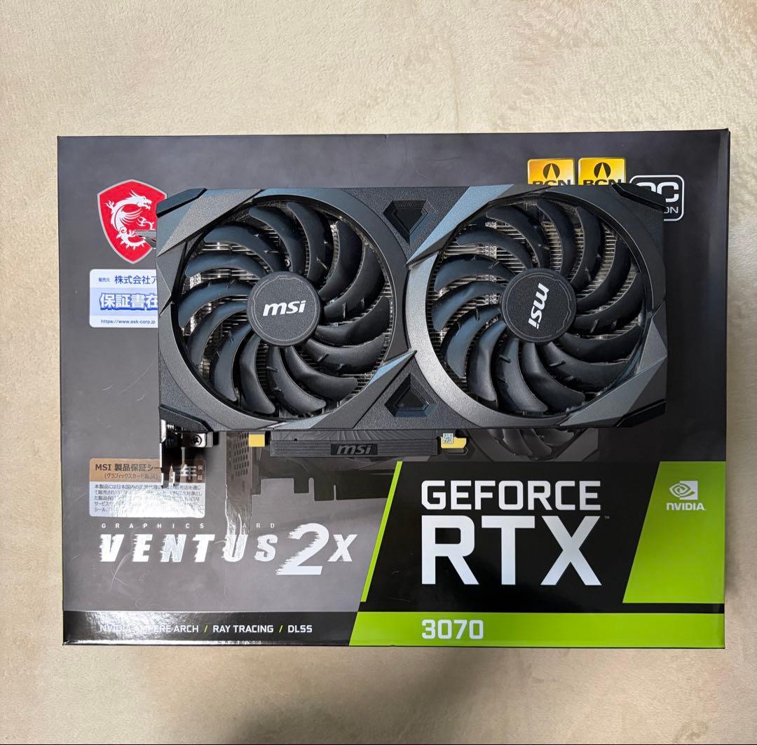 グラフィックボード・グラボ・ビデオカード MSI GeForce RTX 3070 Ventus 2X OC