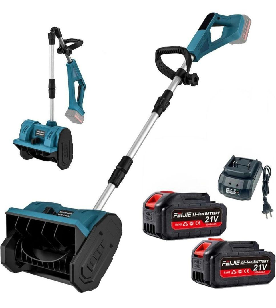 電動除雪機コードレス(4000mAh バッテリー 2個)