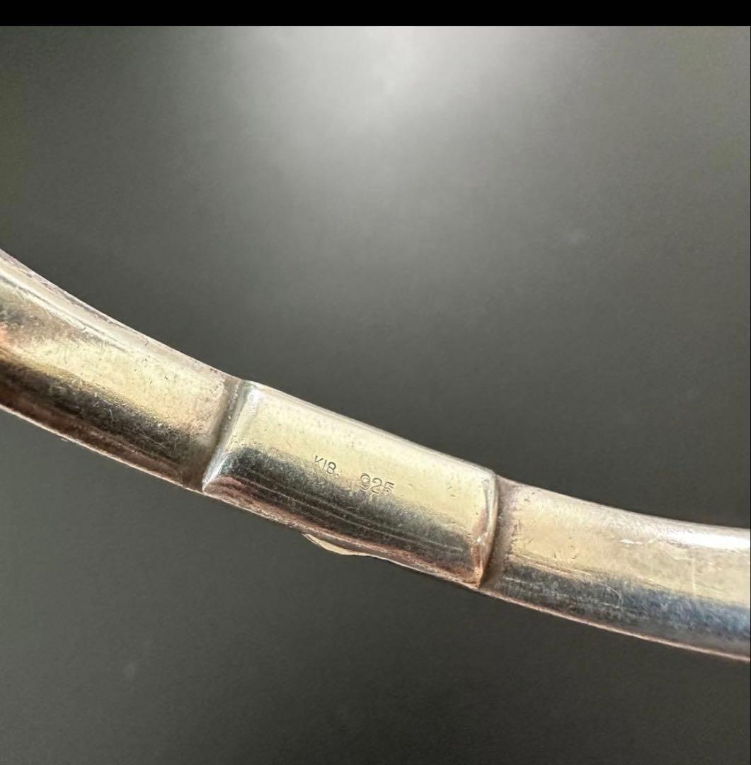 SJX K18 たたき バングル