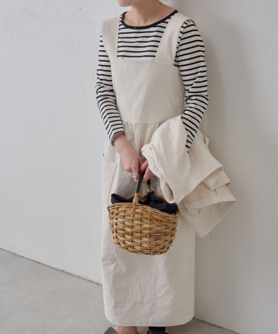 a^-^y ウエストギャザージャンパースカート 定価2.5万円