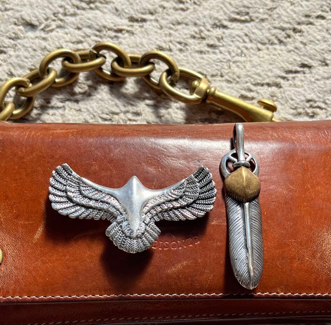 ❗️しか❗️年代品シルバー925ヴィンテージ　　　イーグルフェザーセット