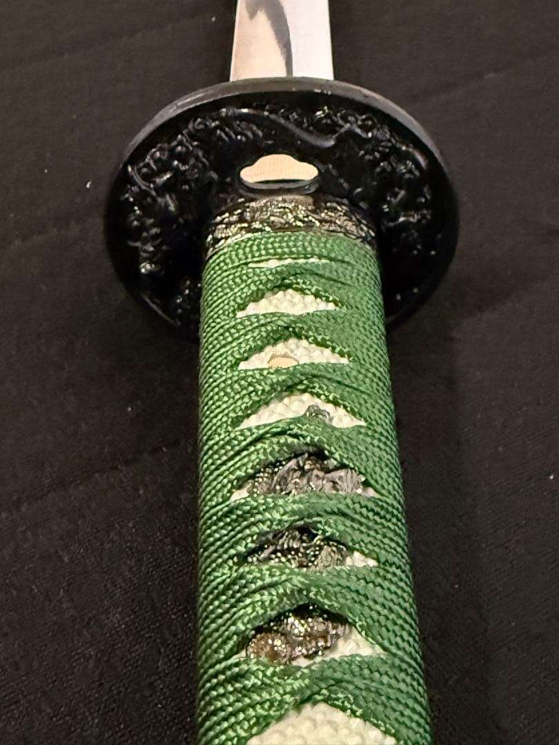 刀　かたな　剣　美品　緑雲塗鞘　大刀　長尺　模造刀　美術刀　舞踊　大衆演劇　芝居