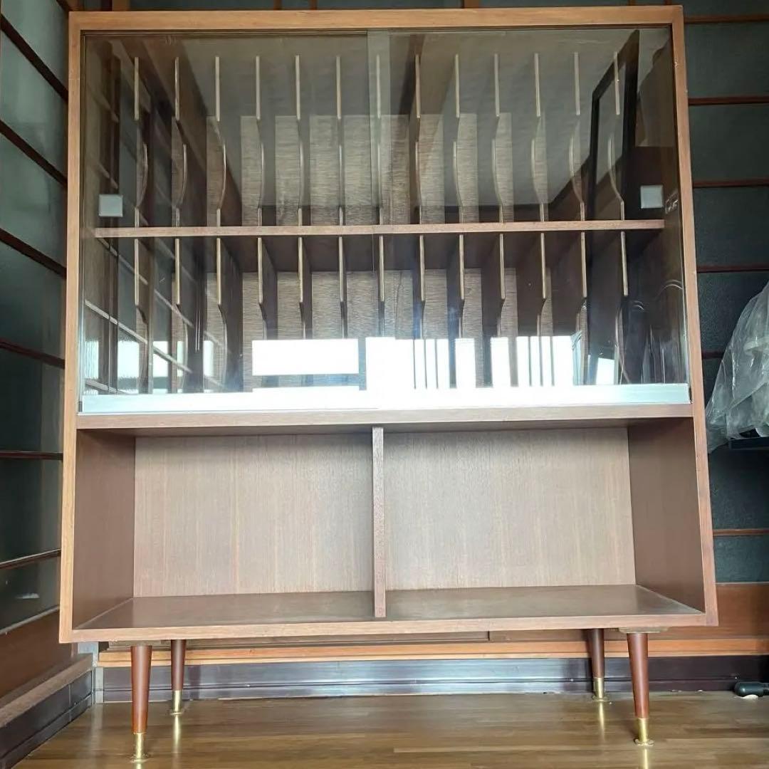 レコードラック レコード棚 収納 棚 木製 北欧 ビンテージ ミッドセンチュリー