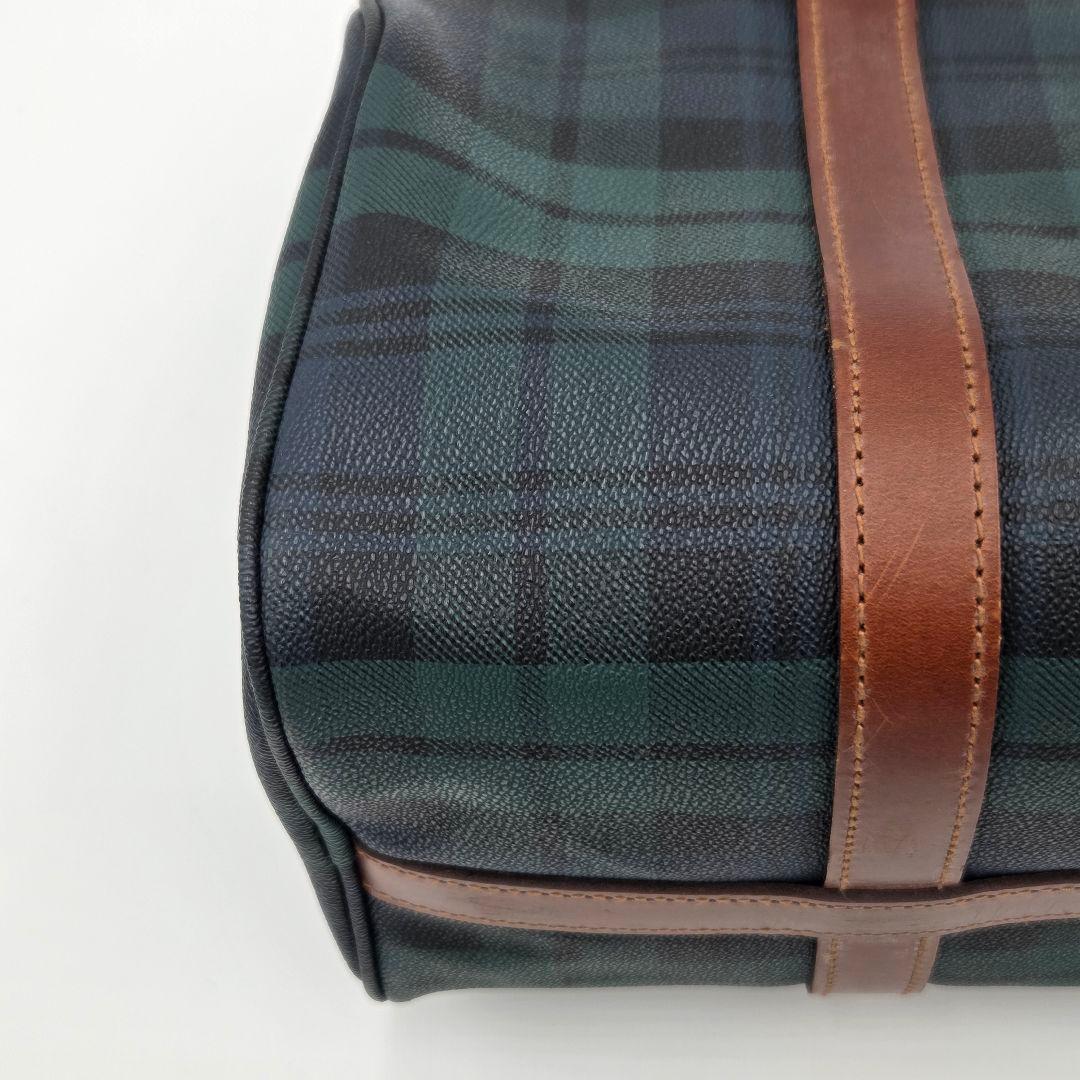 【極美品】ポロラルフローレン チェック ボストンバッグ 旅行 ビンテージ ラスト