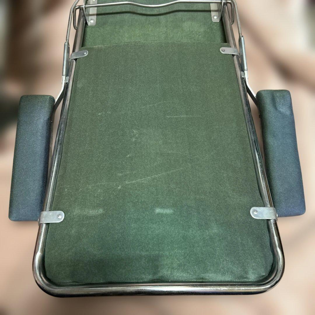 座椅子 2個セット 緑 グリーン 色アセ有り 昭和レトロ 当時もの