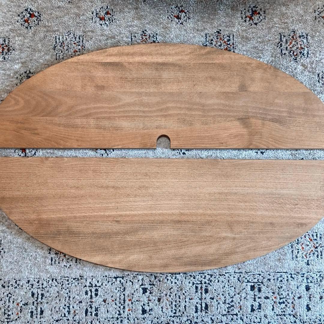 DOD DoD テキーラウッドプレートC ワンポール　テーブル　お座敷スタイル