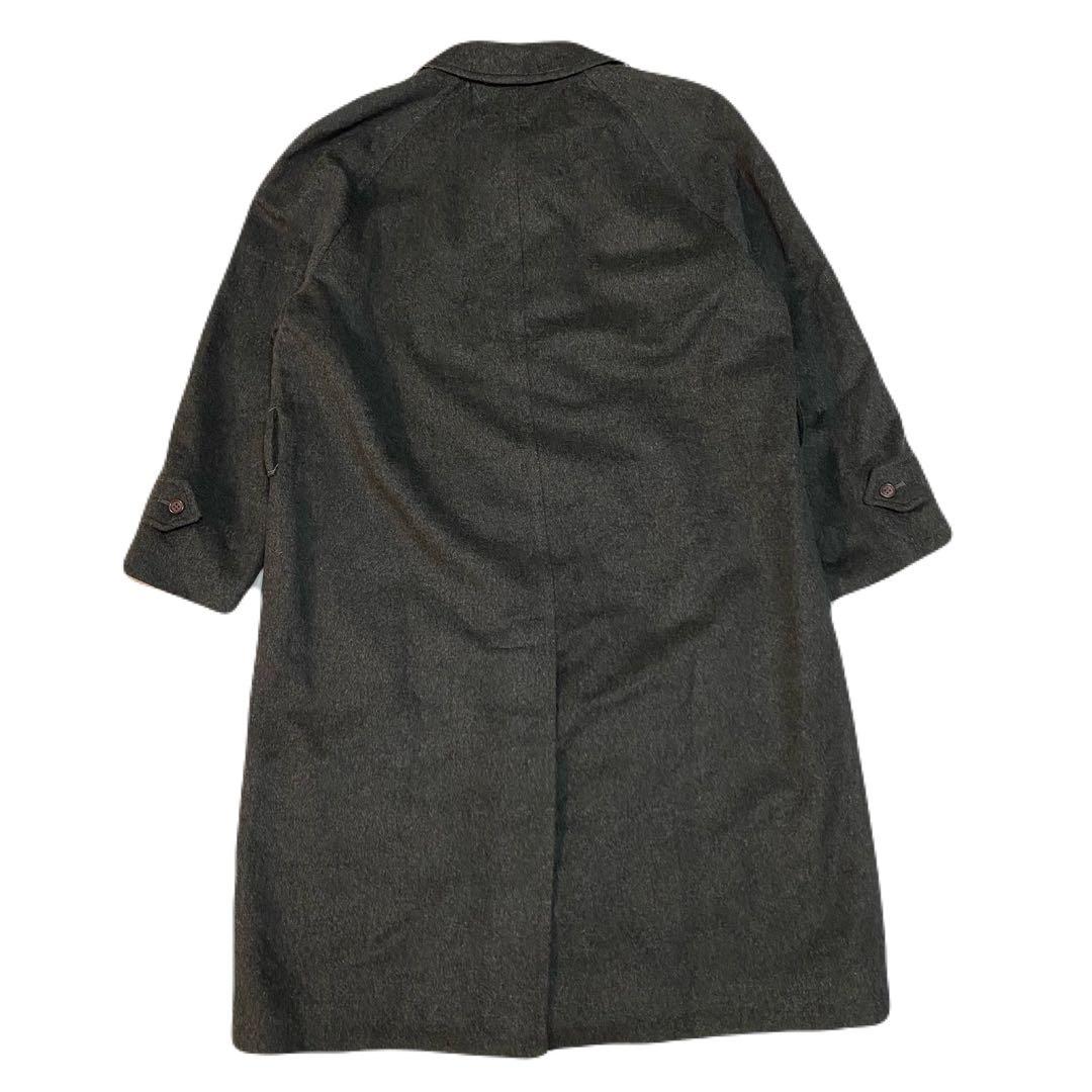 BURBERRYステンカラーコート　ウール　アルパカ　ベルト　ノバチェック