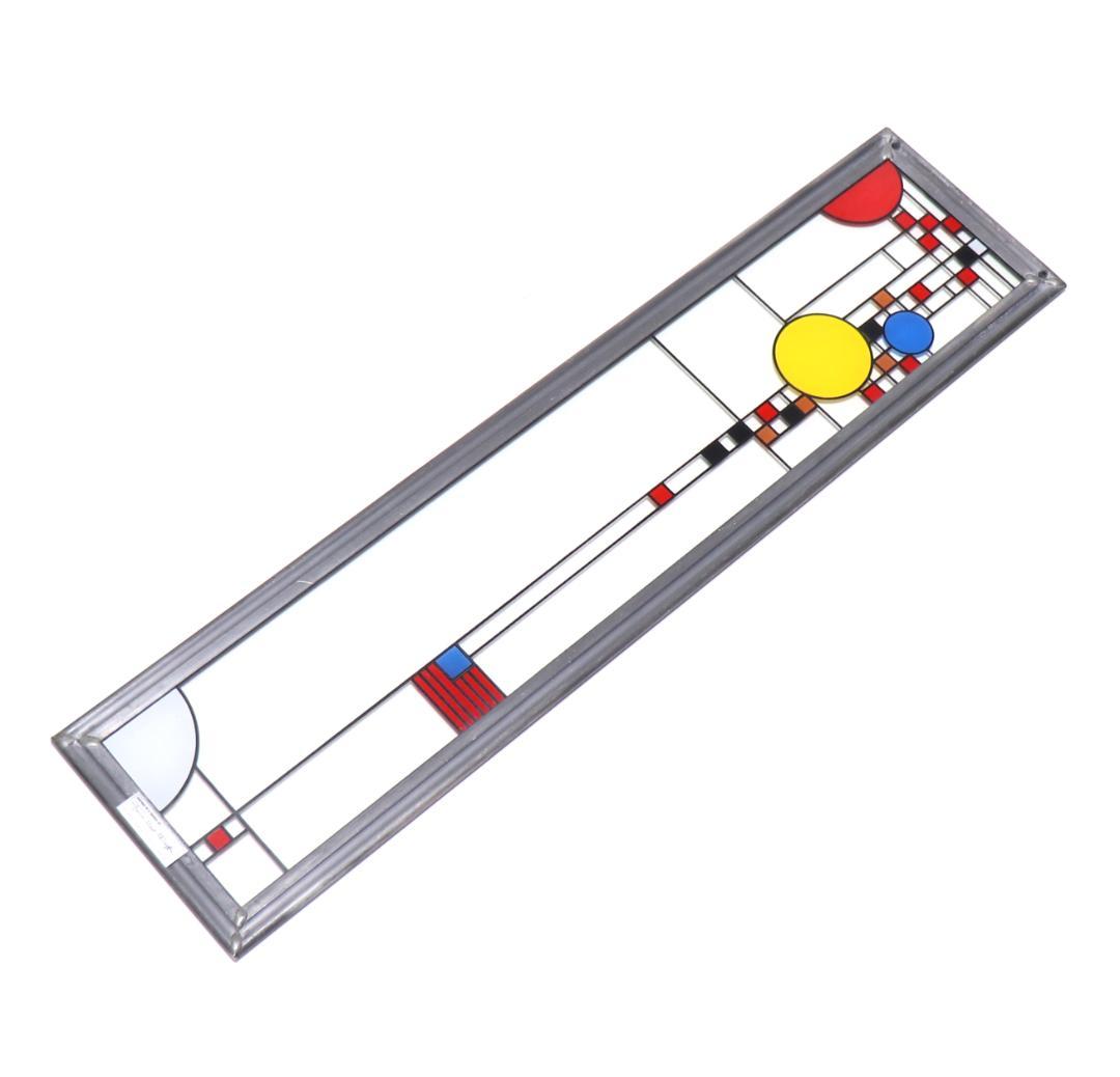 フランク・ロイド・ライト 大型ヴィンテージステンドグラス クーンレイ邸 パレード